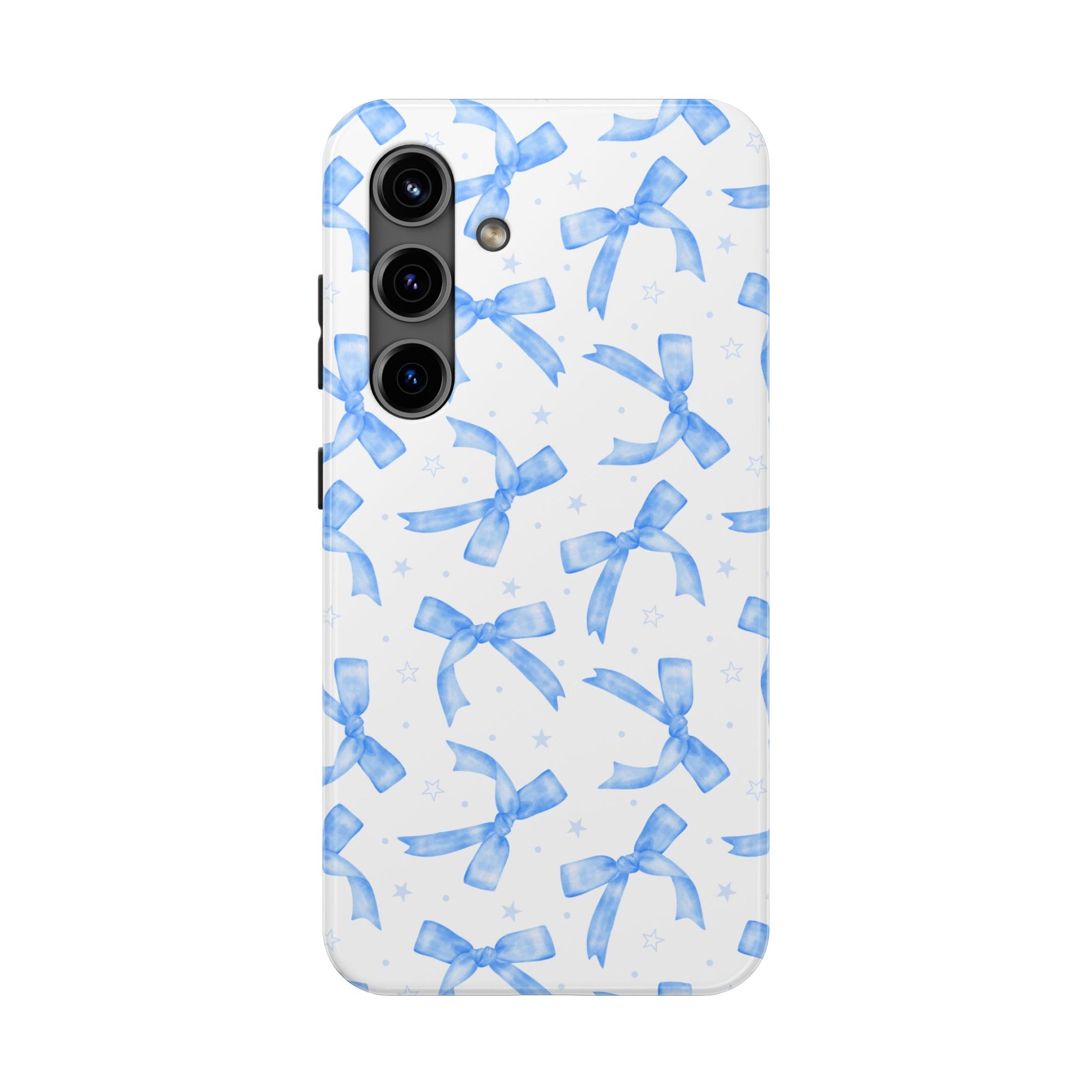 Lacey Baby Blue Ribbons Phone Case (Apple & Android)