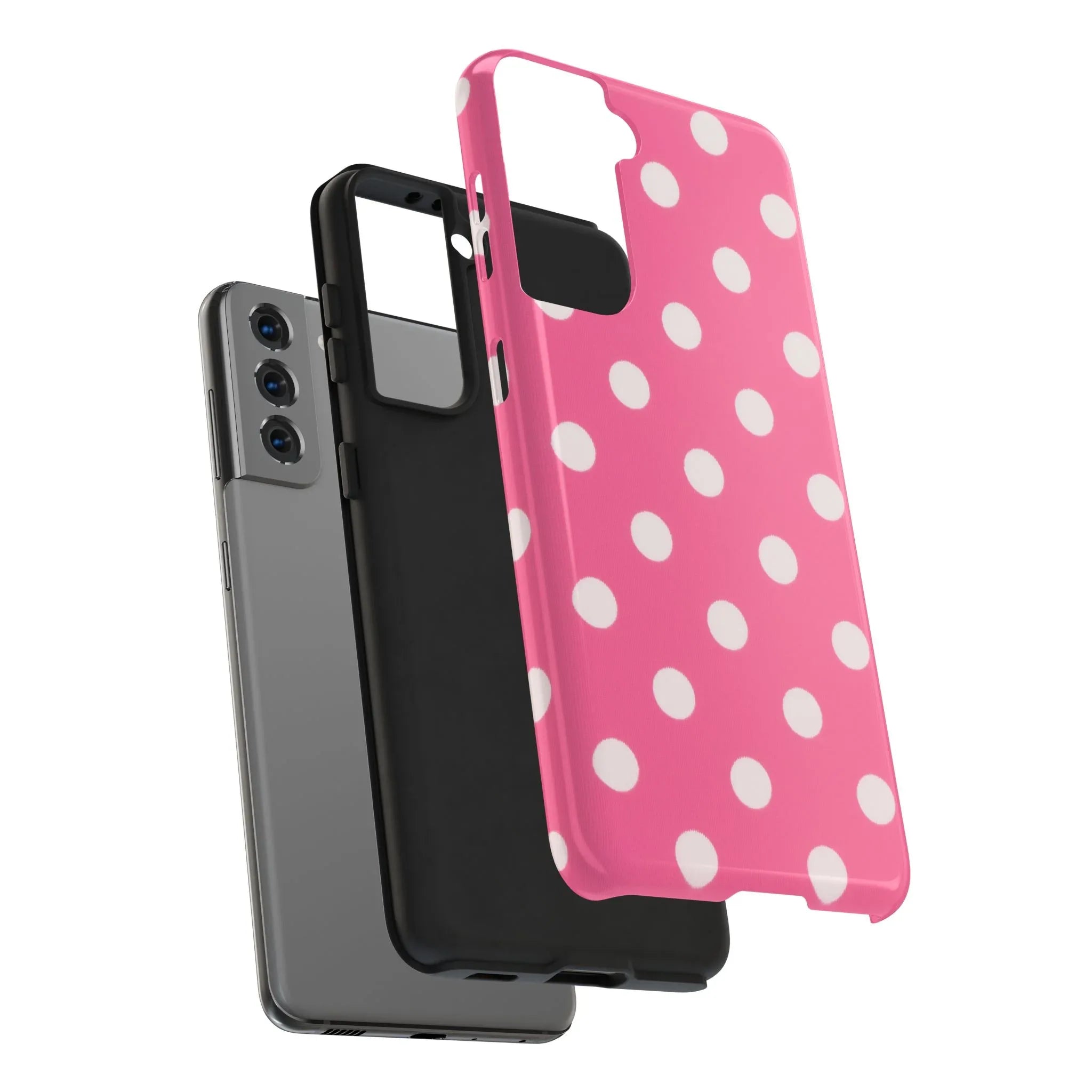 Pink Polka Dot Phone Case (Apple & Android) - Pink Sweetheart