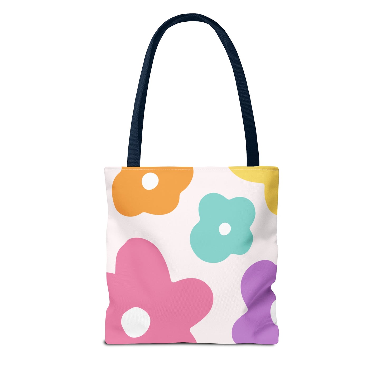 Retro Floral Tote Bag