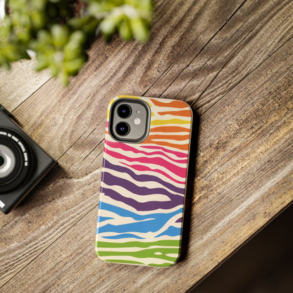 Rainbow Zebra Phone Case