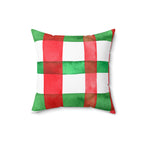 Wrapped Xmas Present Square Pillow