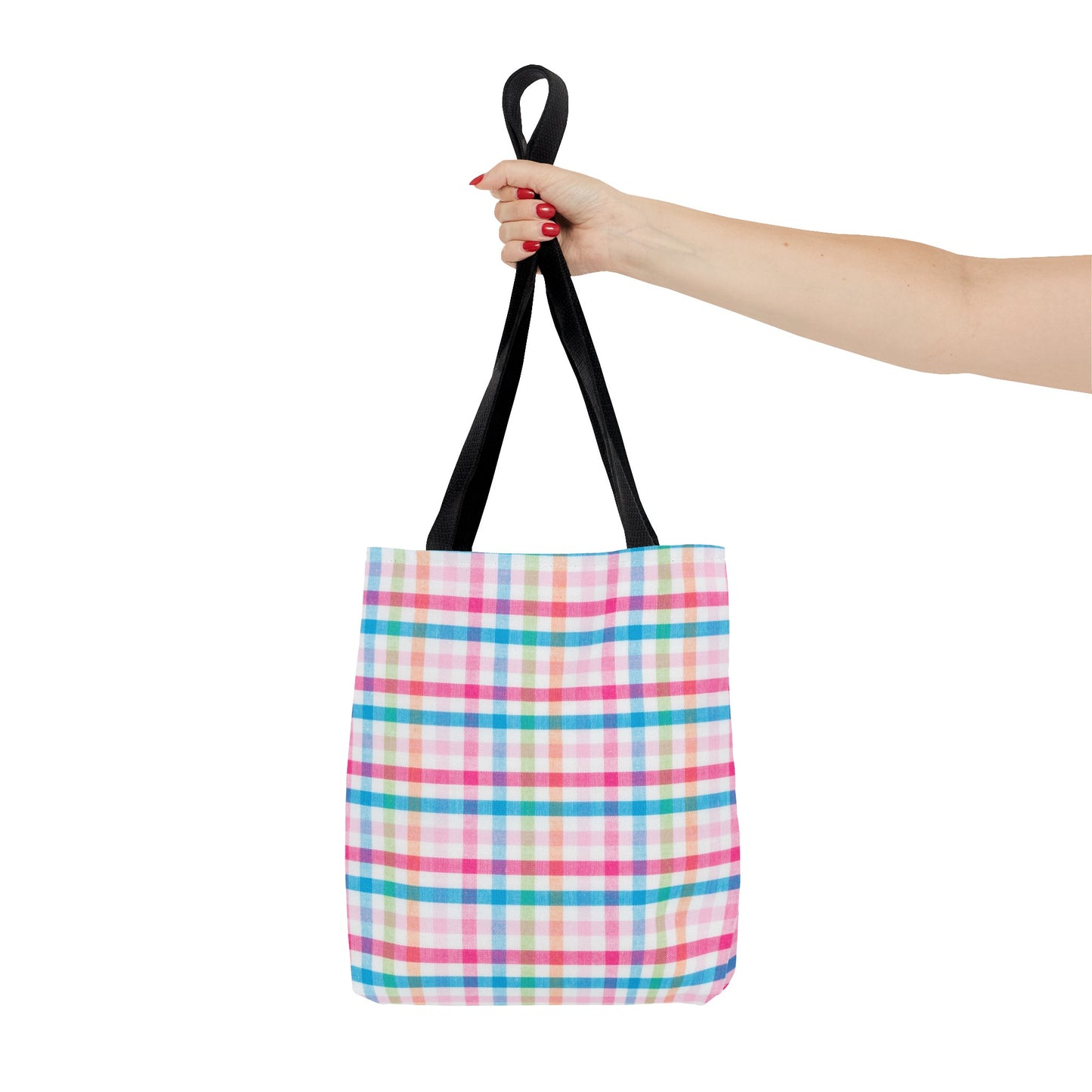 Colorful Rainbow Lines Tote Bag