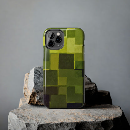 Chartreuse Patchwork Phone Case