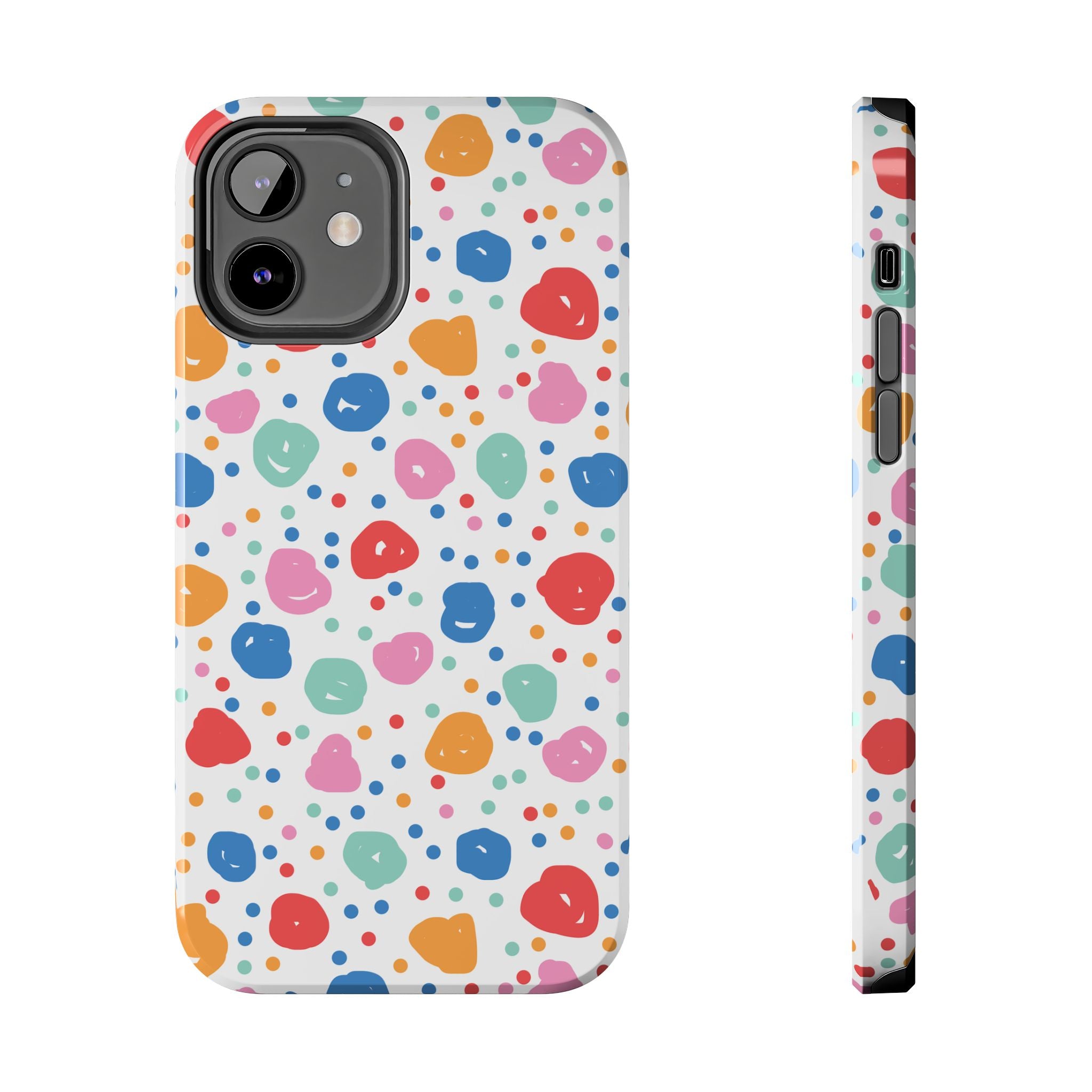 Seamless Hand Drawn Polka Phone Case (Apple & Android)