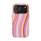 Wave Nostalgia Phone Case (Apple & Android) - Pink Sweetheart
