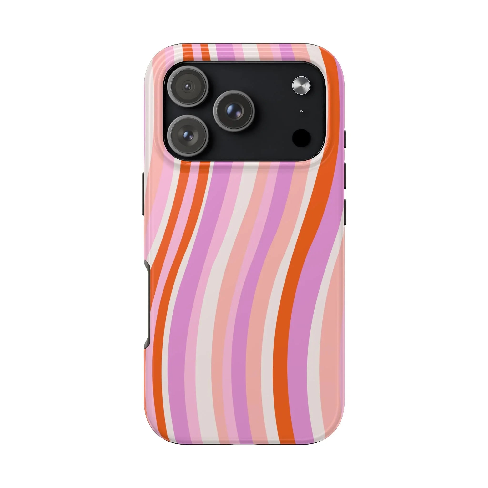 Wave Nostalgia Phone Case (Apple & Android) - Pink Sweetheart