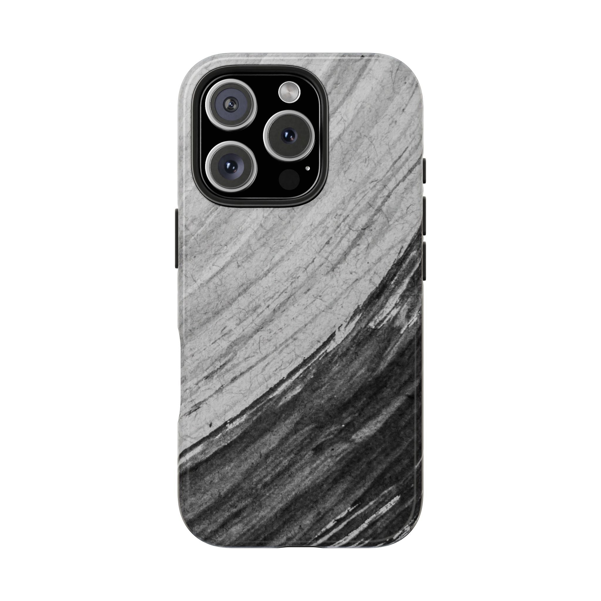 Black & Gray Phone Case (Apple & Android)
