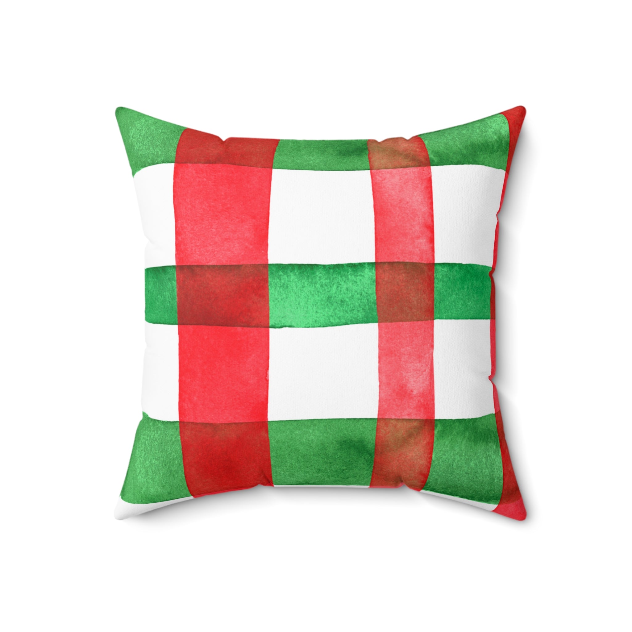 Wrapped Xmas Present Square Pillow