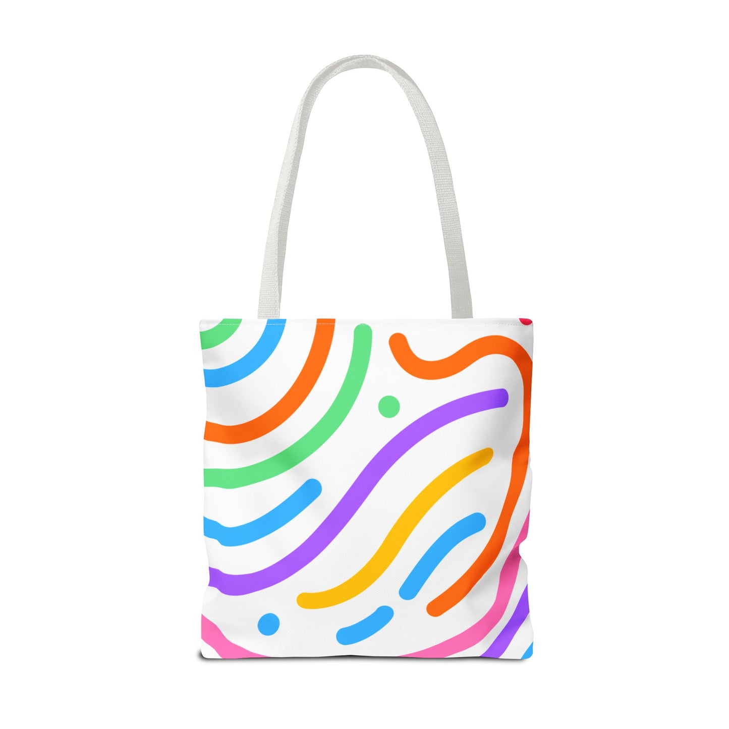 Colorful Doodle Swirl Tote Bag