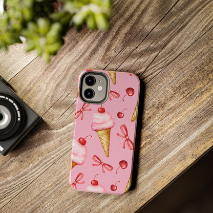 Cherry on Top Ice Cream Phone Case