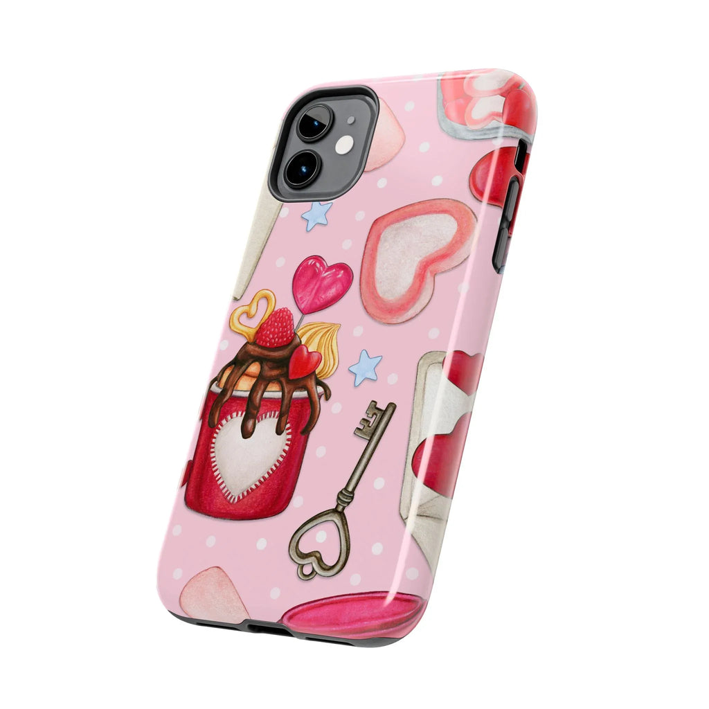 Goodies for My Sweetheart Phone Case (Apple & Android) - Pink Sweetheart