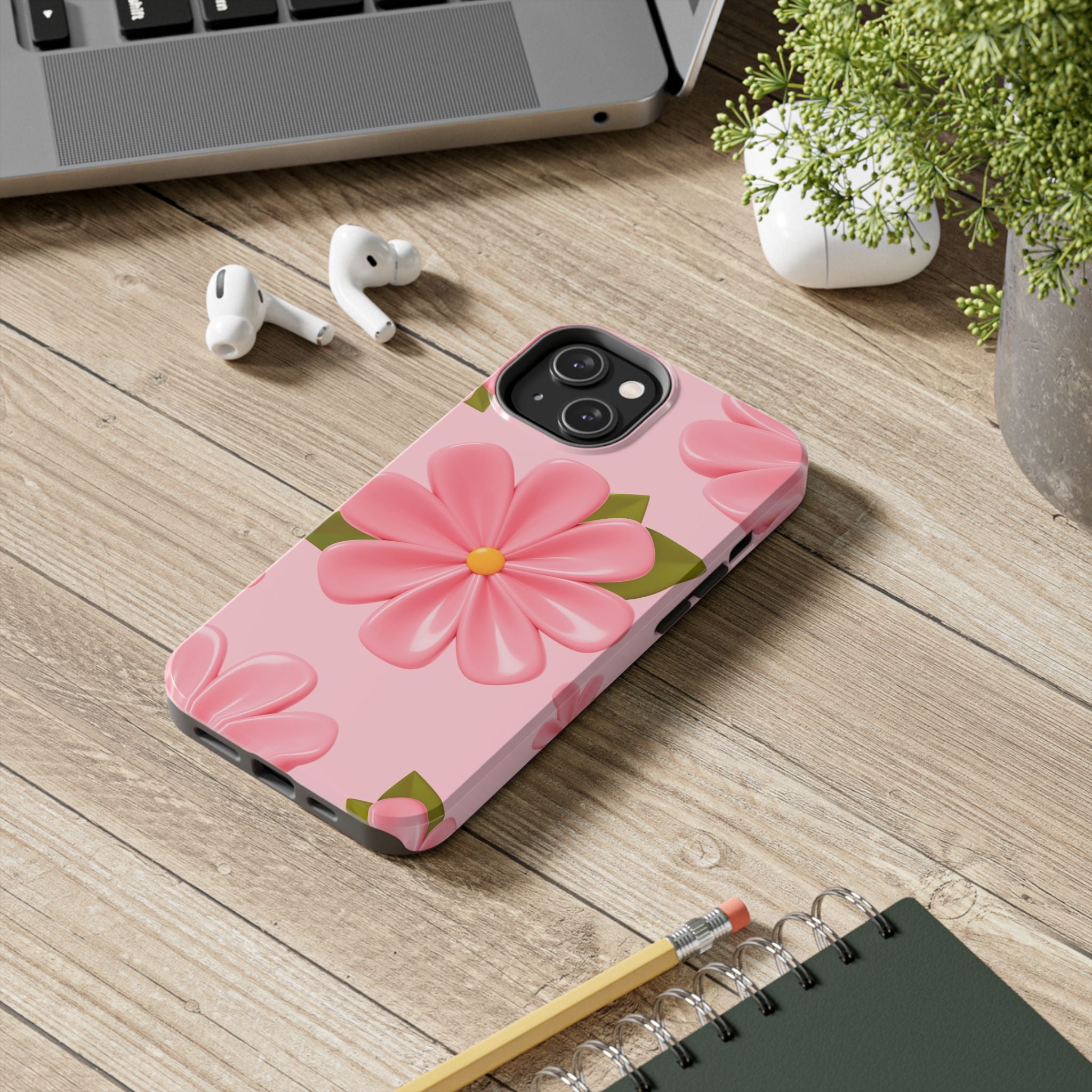 Pink Petal Flower Phone Case (Apple & Android)