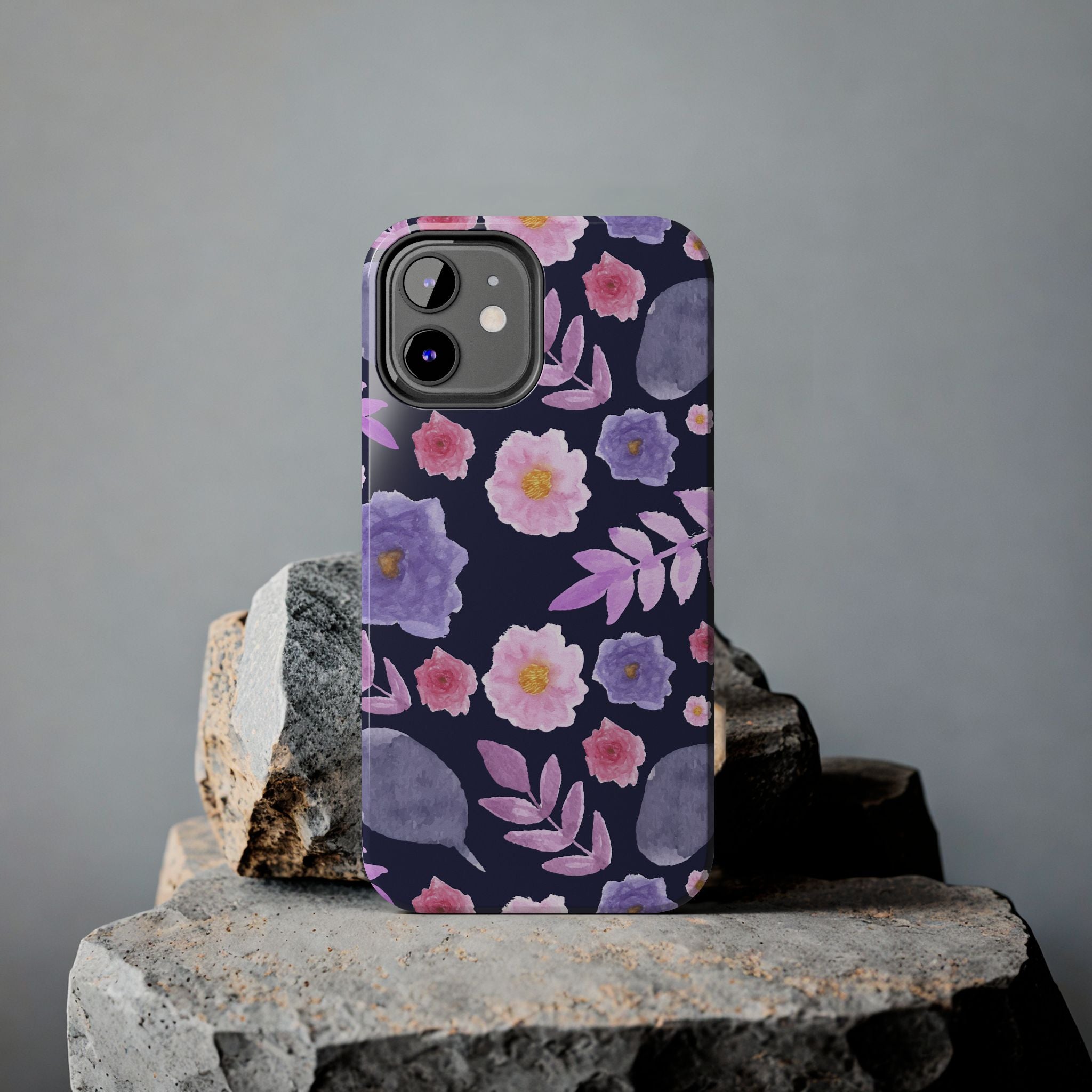 Purple Florals Phone Case (Apple & Android)