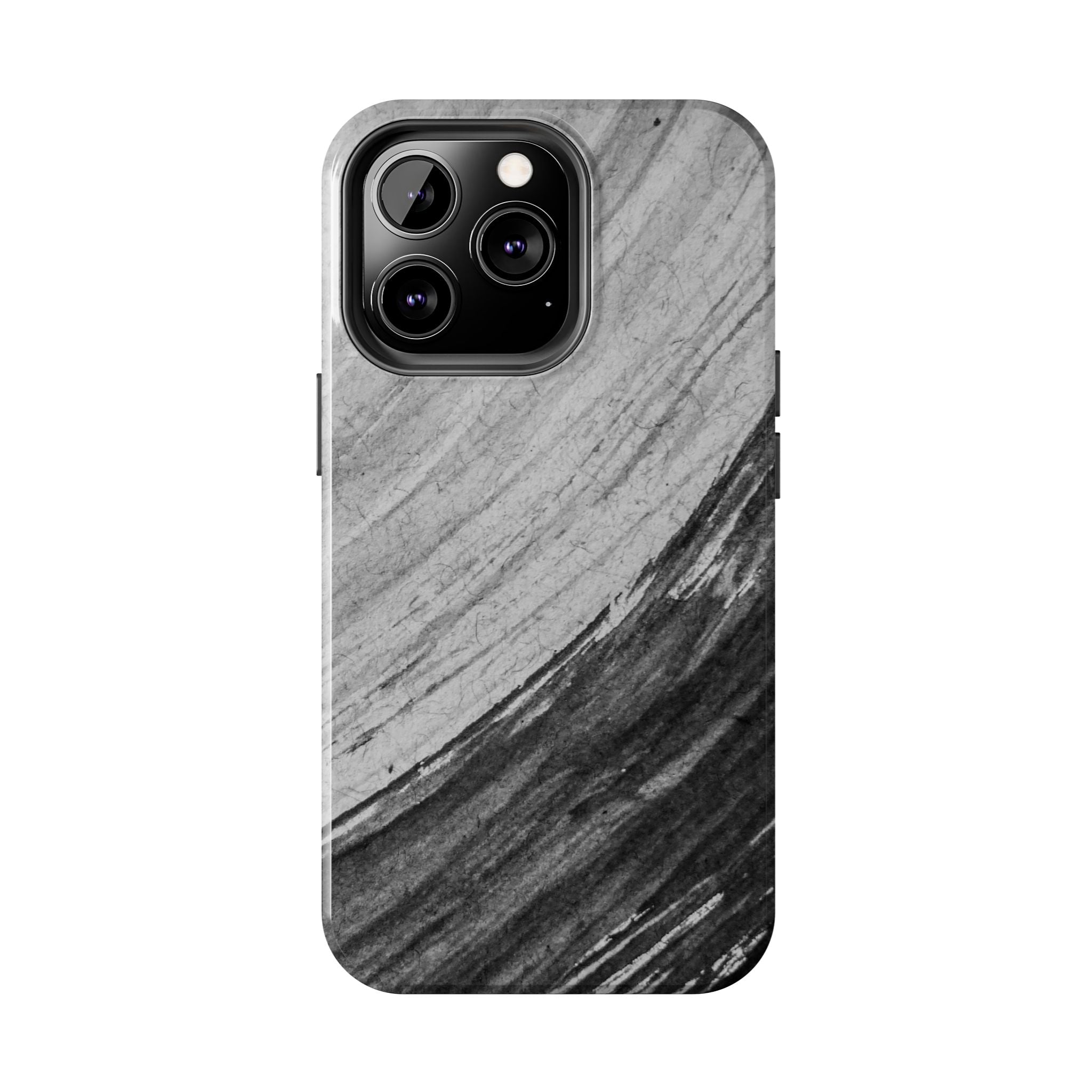 Black & Gray Phone Case (Apple & Android)