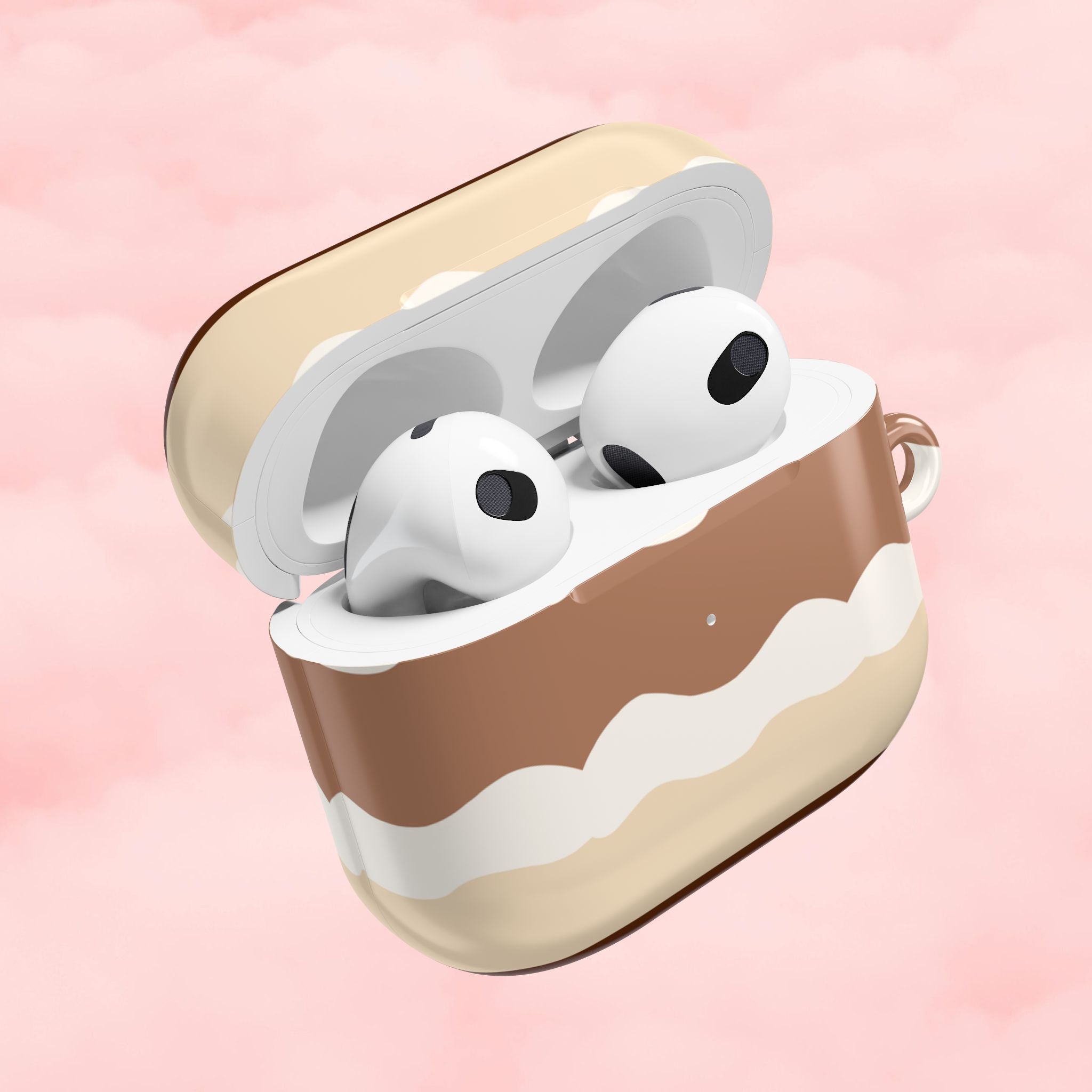 Layered Tiramisu Desert AirPod Case