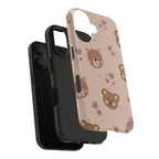 Boho Brown Bear Phone Case (Apple & Android)