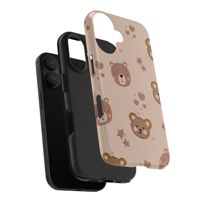 Boho Brown Bear Phone Case