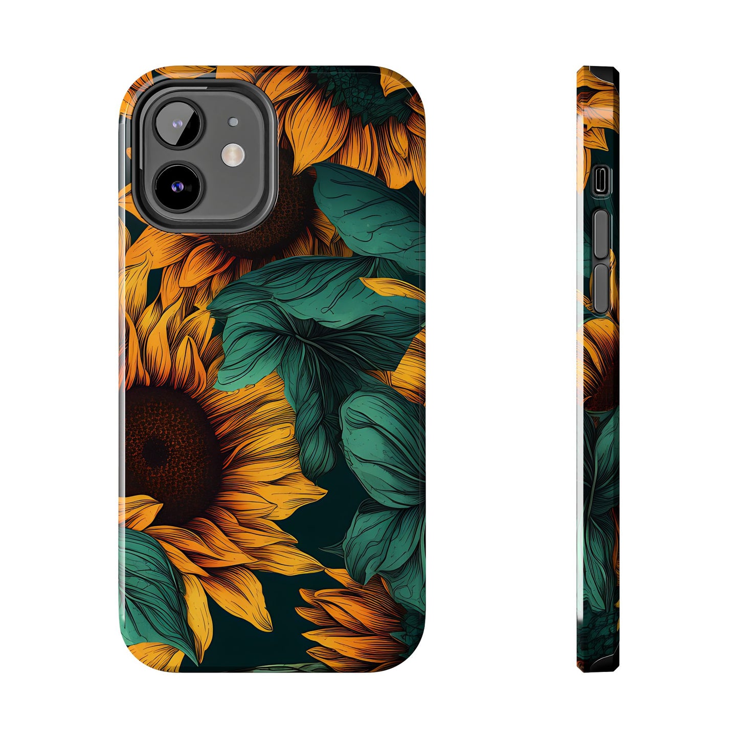 Dark Sunflower Phone Case