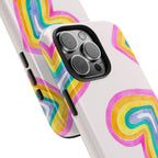 Rainbow Hearts Phone Case (Apple & Android)
