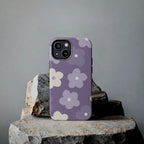 Pastel Purple Flowers Phone Case (Apple & Android) - Pink Sweetheart