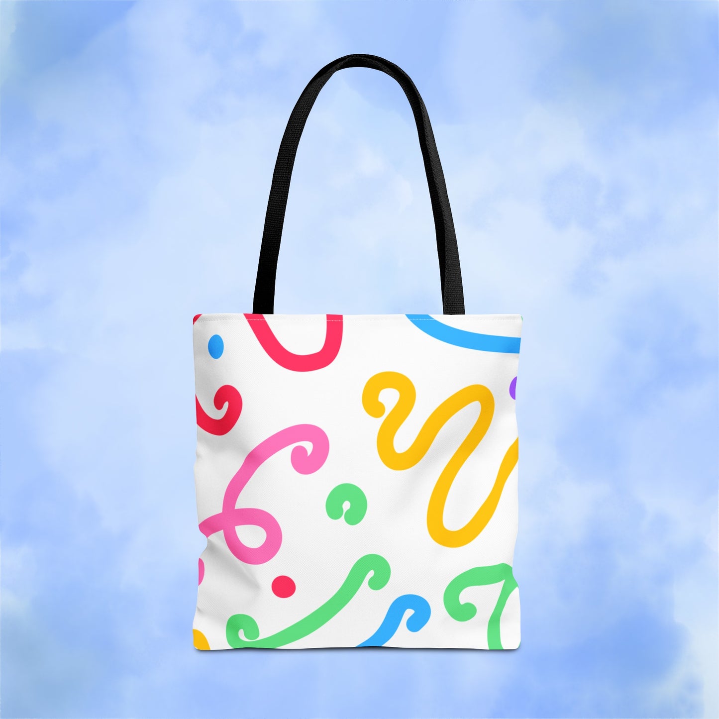 Colorful Doodles Tote Bag