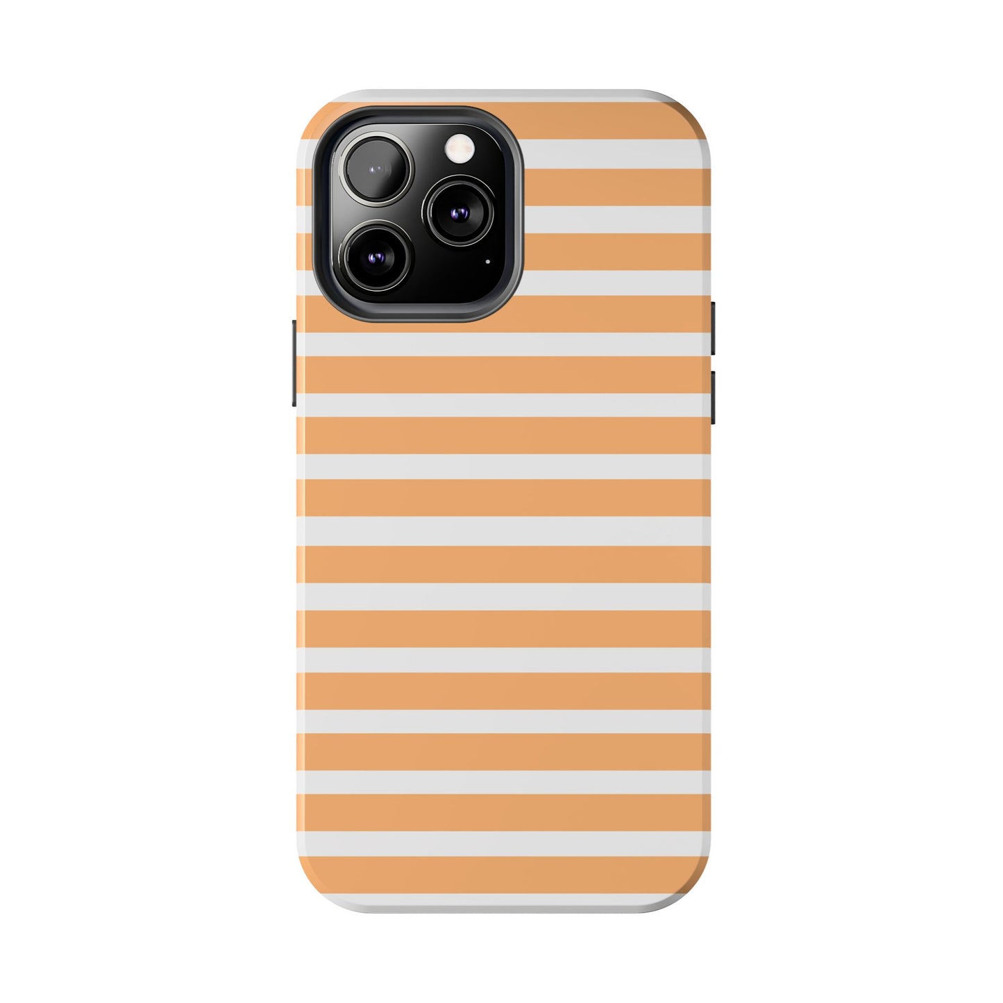 Orange Stripe Lines Phone Case