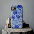 Blue Floral Pattern Phone Case (Apple & Android)