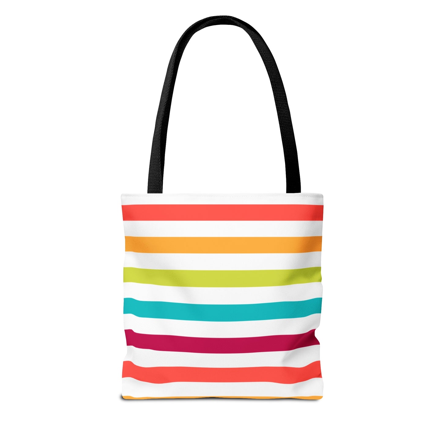 Colorful Candy Lines Tote Bag