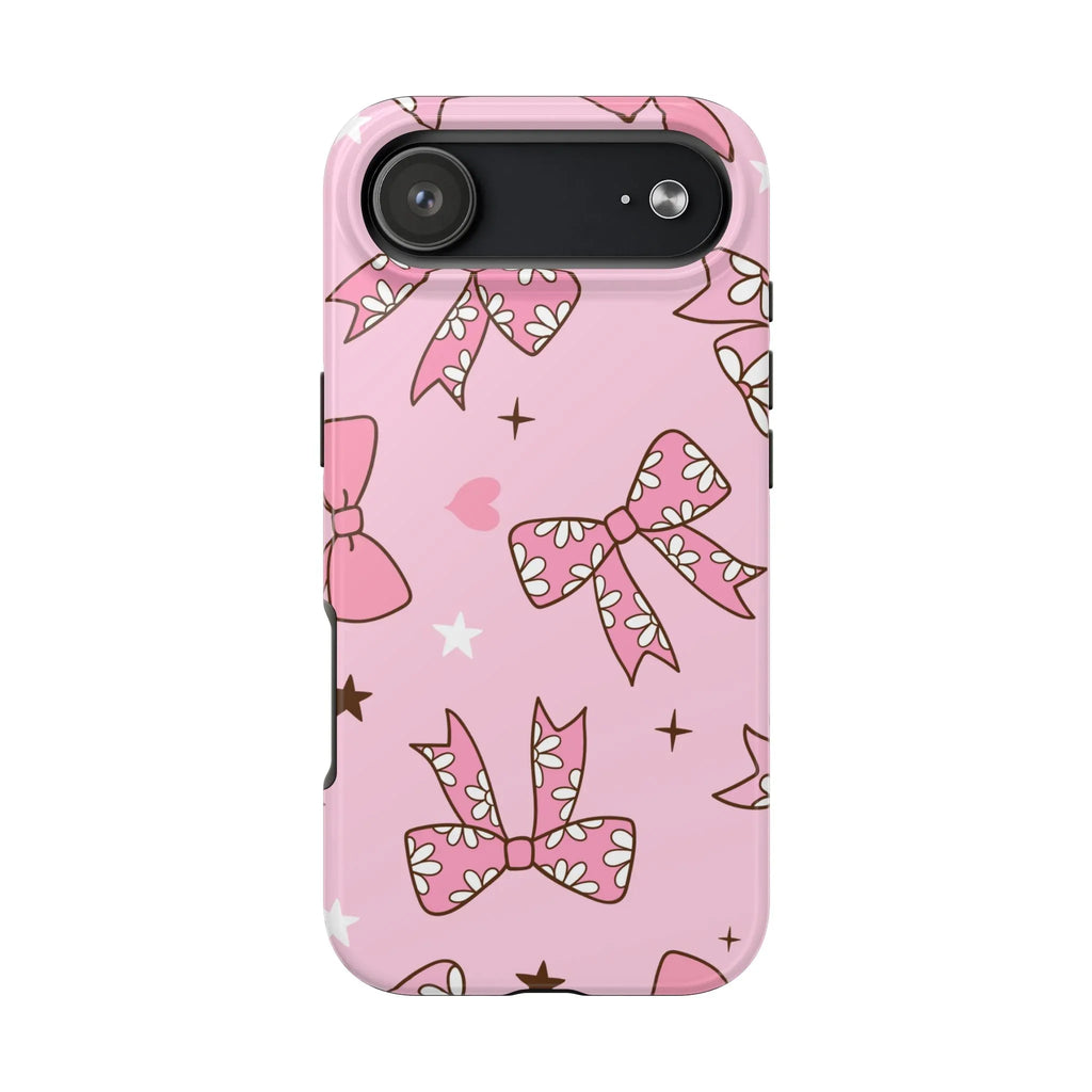 Pretty Pink Bows Phone Case (Apple & Android) - Pink Sweetheart