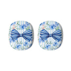 Floral Blue Bow AirPods Max Shell Case