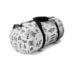 Black and White Christmas Duffel Bag