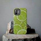 Green Citrus Lime Phone Case (Apple & Android) - Pink Sweetheart