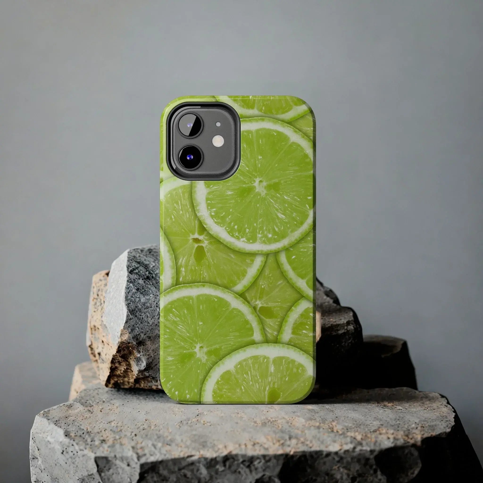 Green Citrus Lime Phone Case (Apple & Android) - Pink Sweetheart