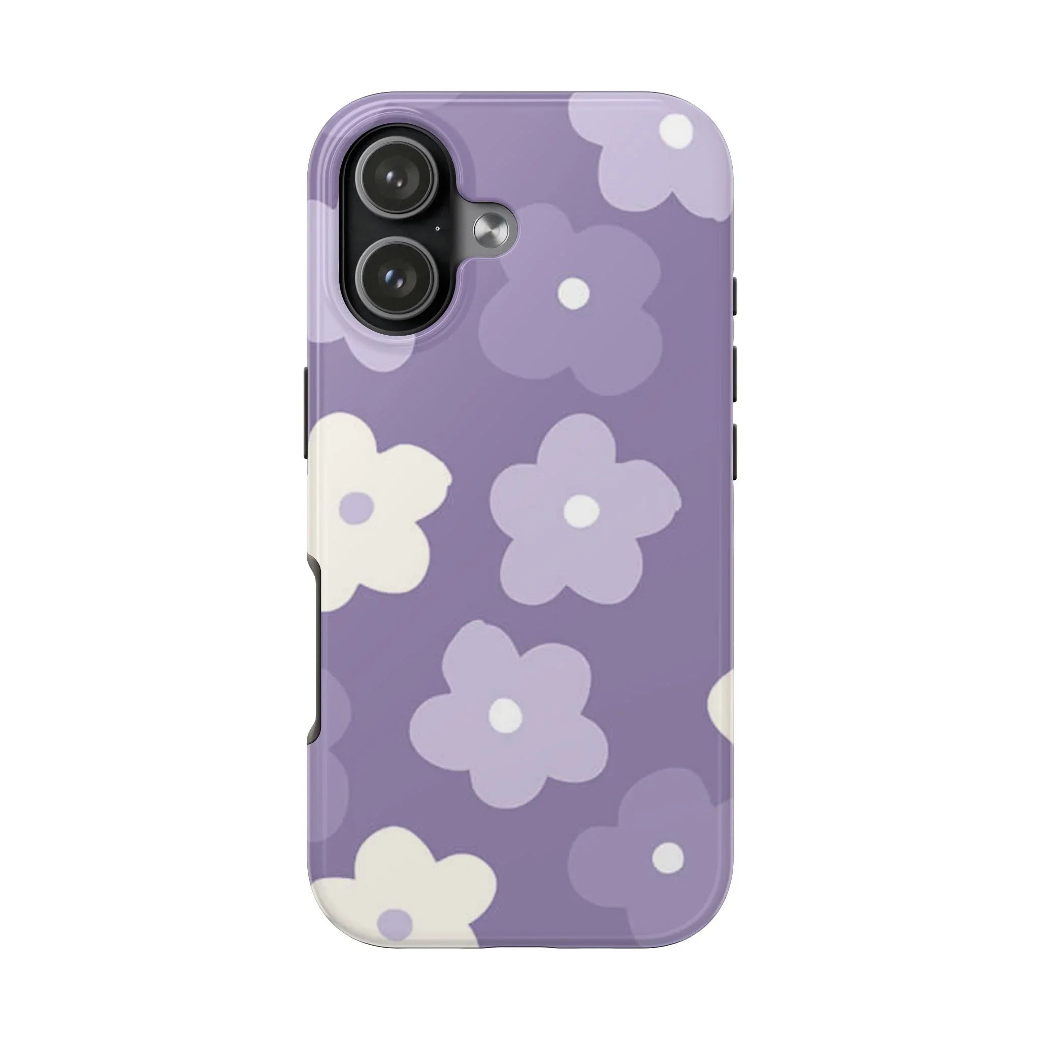 Pastel Purple Flowers Phone Case (Apple & Android) - Pink Sweetheart