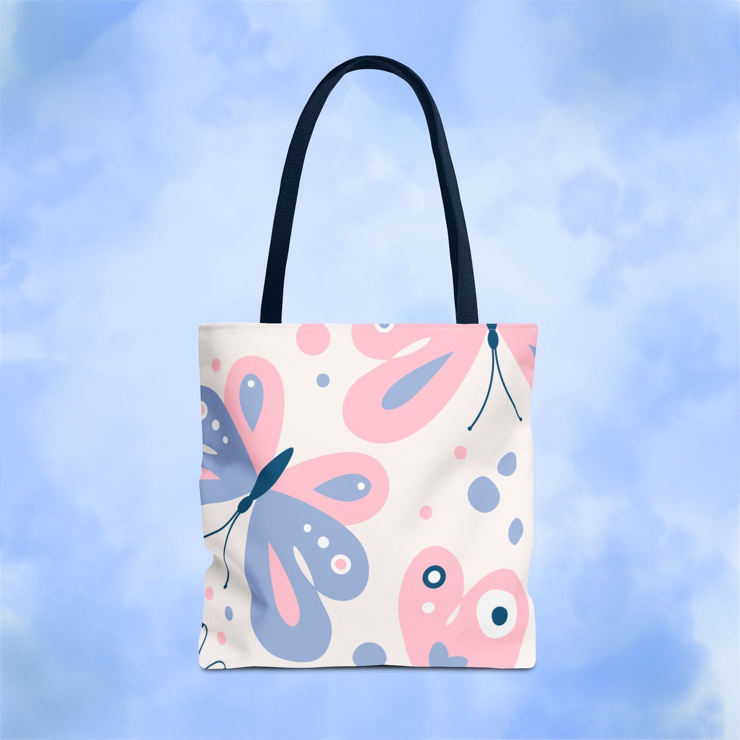 Pastel Butterlies Tote Bag