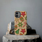 Xmas Holiday Cheer Phone Case (Apple & Android) - Pink Sweetheart