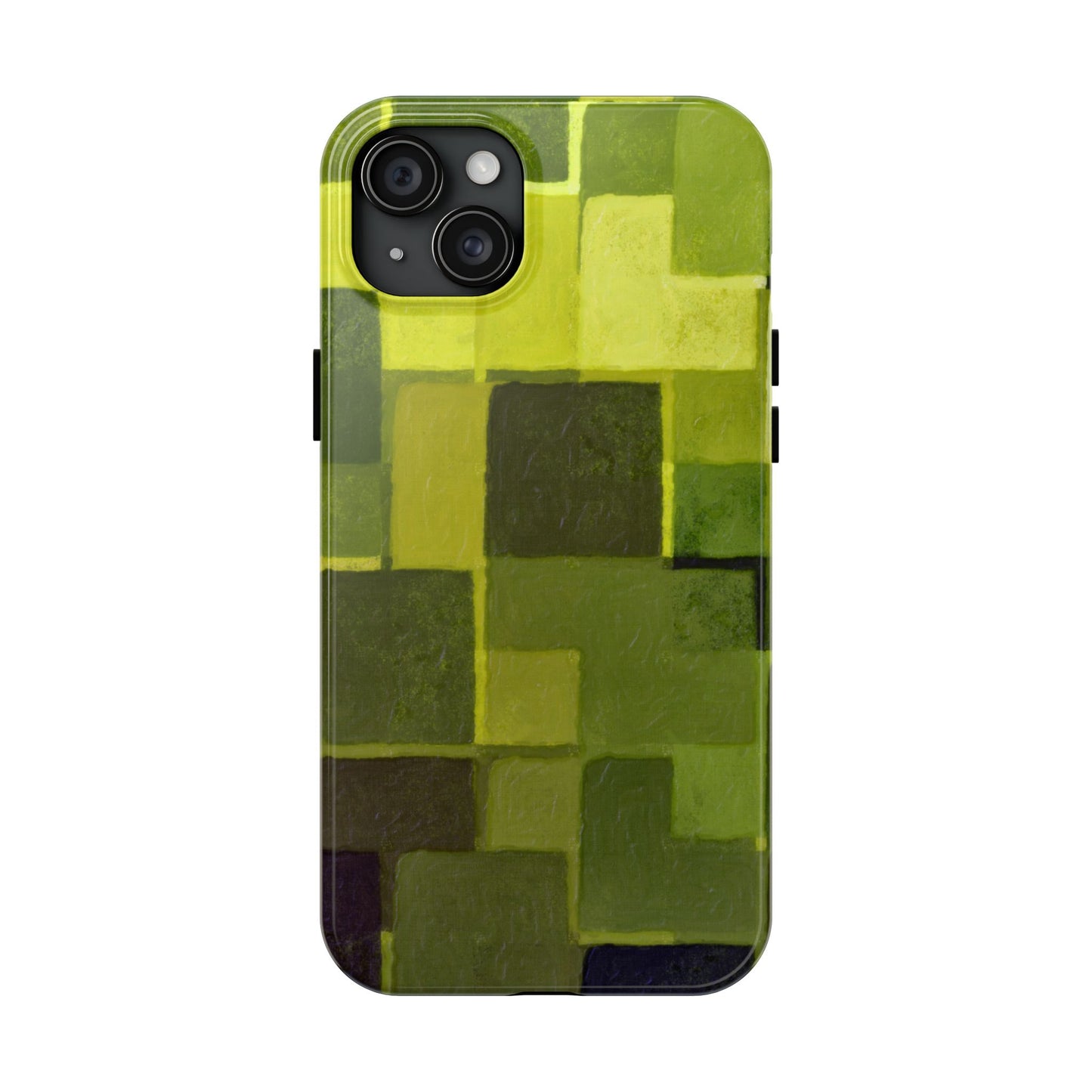 Chartreuse Patchwork Phone Case