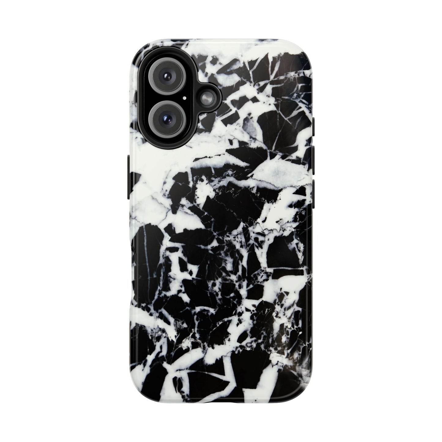 Black & White Shattered Phone Case