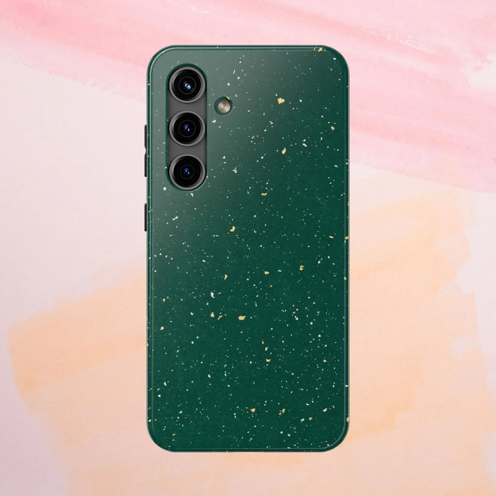 Emerald Gold Flecked Phone Case (Apple & Android) - Pink Sweetheart