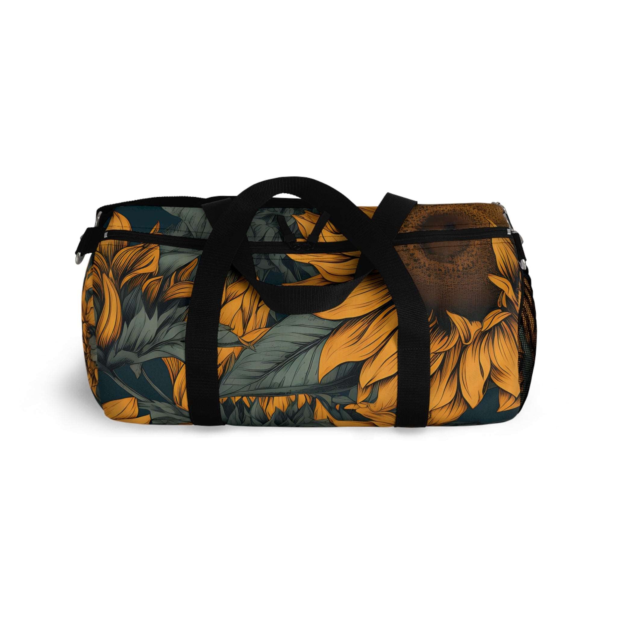 Midnight Sunflowers Duffel Bag