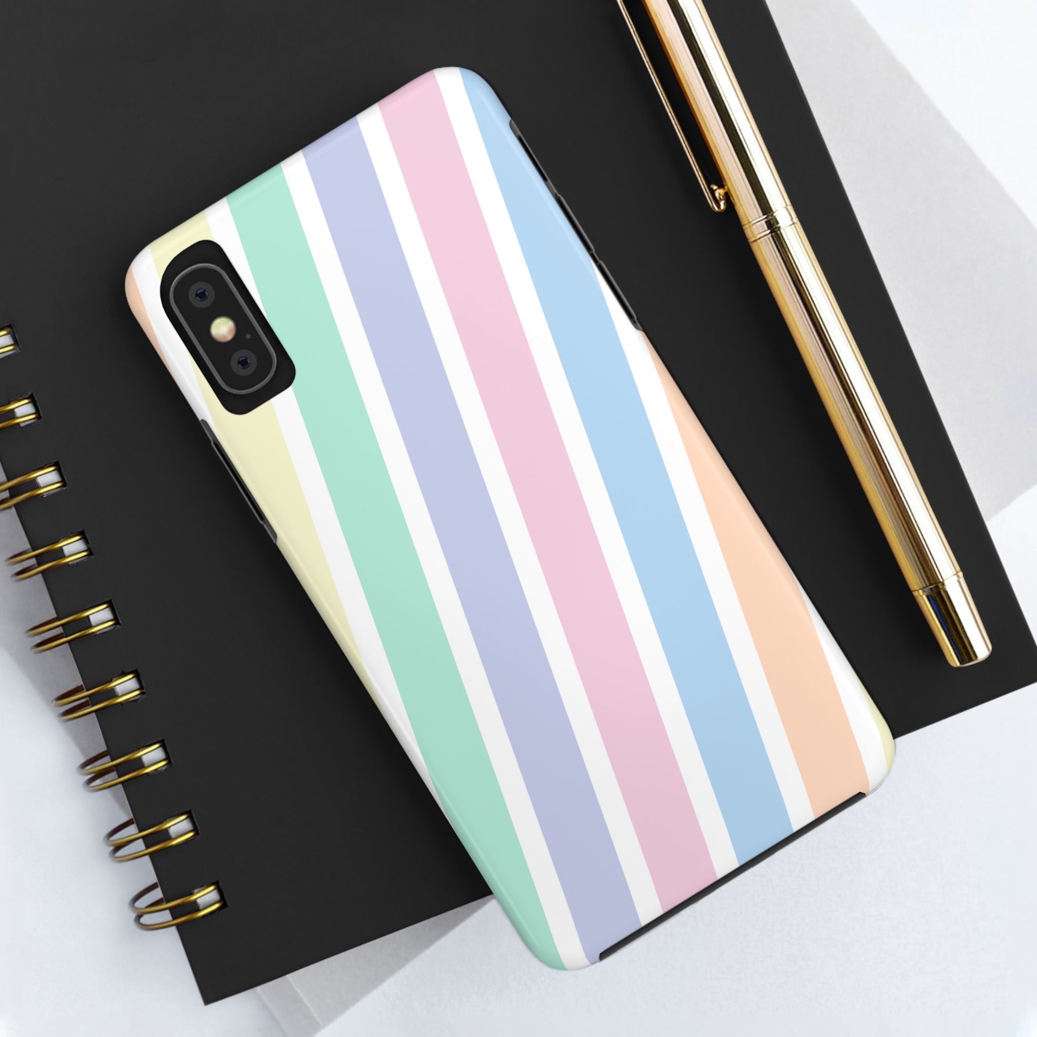 Pretty Pastel Lines Phone Case (Apple & Android)