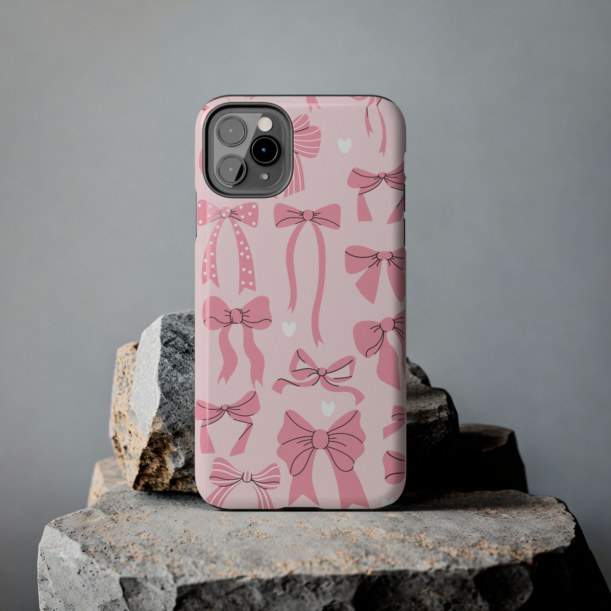 Pink Bow Ribbons Phone Case (Apple & Android)