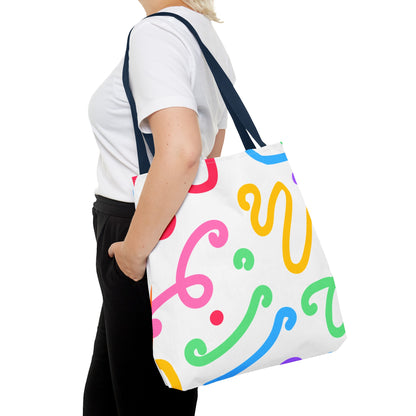 Colorful Doodles Tote Bag