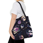 Gothic Floral Tote Bag