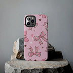 Pretty Pink Bows Phone Case (Apple & Android) - Pink Sweetheart