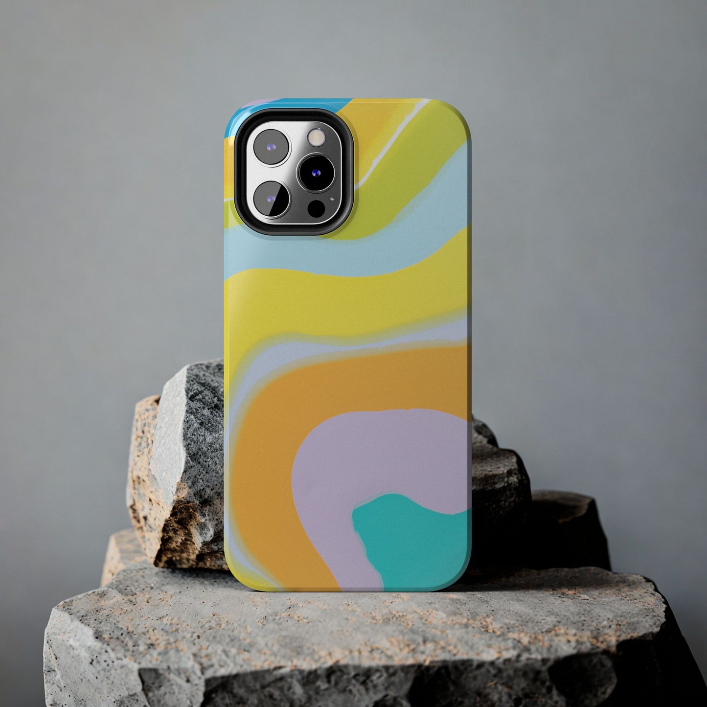 Colorful Pastel Marble Pattern Phone Case