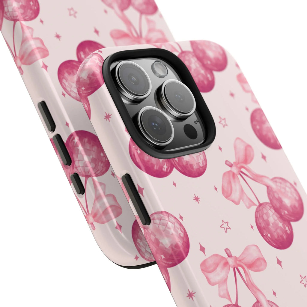 Disco Cherries Phone Case (Apple & Android) - Pink Sweetheart