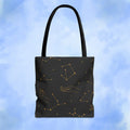 Zodiacs in Space Tote Bag - Pink Sweetheart