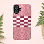 Geometric Kimono Tough Phone Case (Apple & Android) - Pink Sweetheart