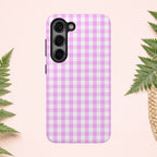 Pink Gingham Phone Case (Apple & Android) - Pink Sweetheart